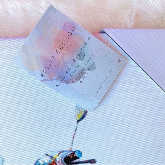 Nwt Scooter Vespa Canvas Painting Rainbow - Picture 4 of 9